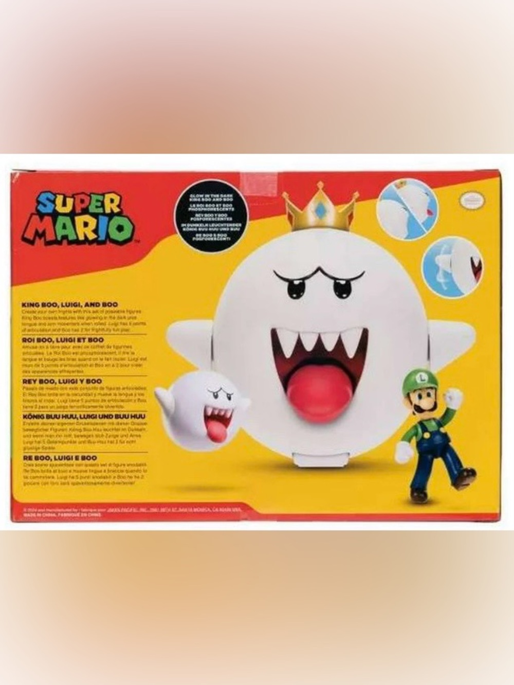 Nintendo Super Mario King Boo Playset with Luigi New in Box - Picture 4 of 4